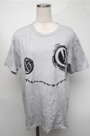 画像: NieR Clothing / プリントTシャツ  グレー S-25-08-18-024-PU-TS-HR-ZS