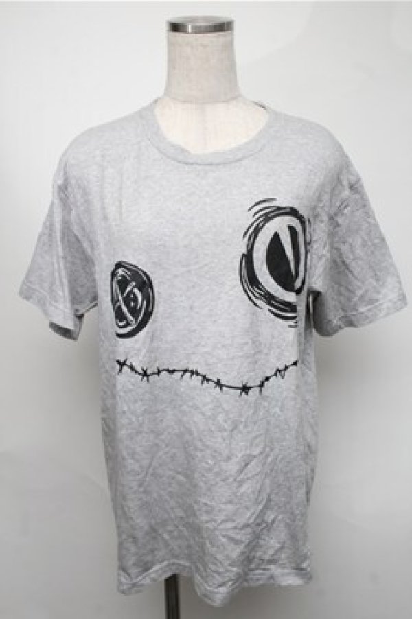 画像1: NieR Clothing / プリントTシャツ  グレー S-25-08-18-024-PU-TS-HR-ZS (1)