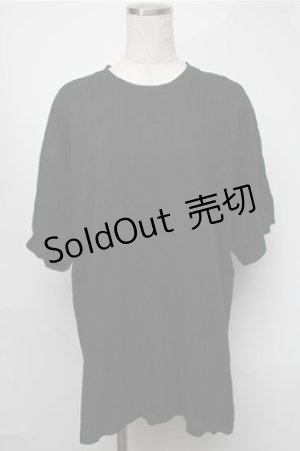 画像: NieR Clothing / プリントTシャツ  黒 S-25-08-18-027-PU-TS-HR-ZI