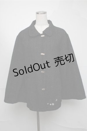 画像: NieR Clothing / ラメツイードジャケット  黒 S-25-08-18-034-PU-JA-HR-ZI
