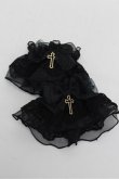 画像1: Angelic Pretty / Holy Crossお袖とめ  黒 S-25-08-18-005-AP-ZA-AS-ZS (1)