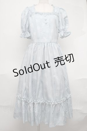 画像: m petit by misako / MSKハナガラスクエアNOP L 淡青 S-25-08-19-048-LO-OP-AS-ZS