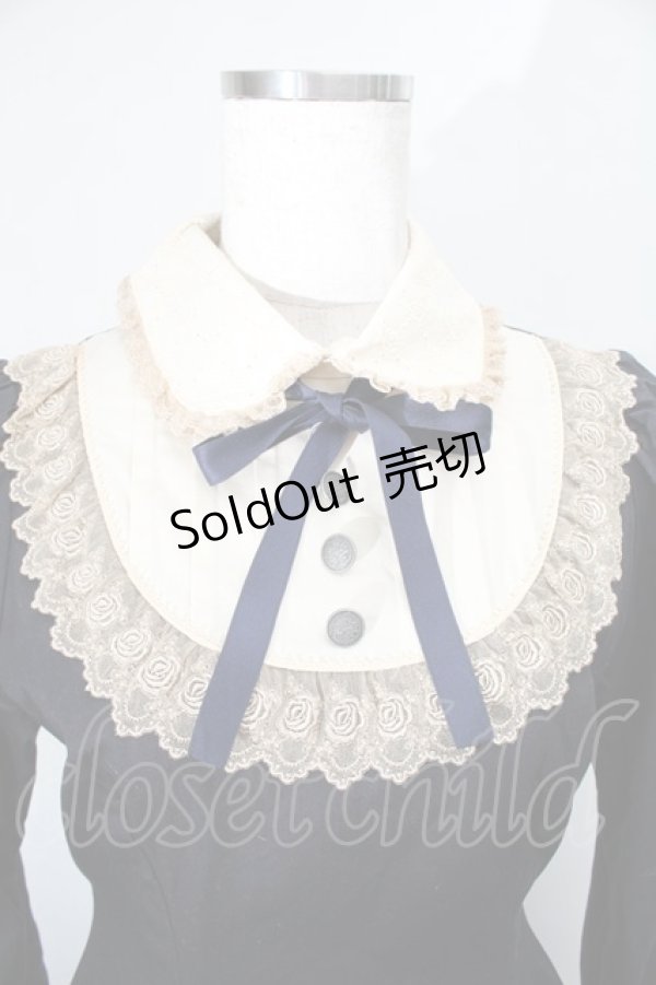 画像3: Mary Magdalene / ホワイテリーフワンピース  紺 S-25-08-19-054-CL-OP-AS-ZS (3)