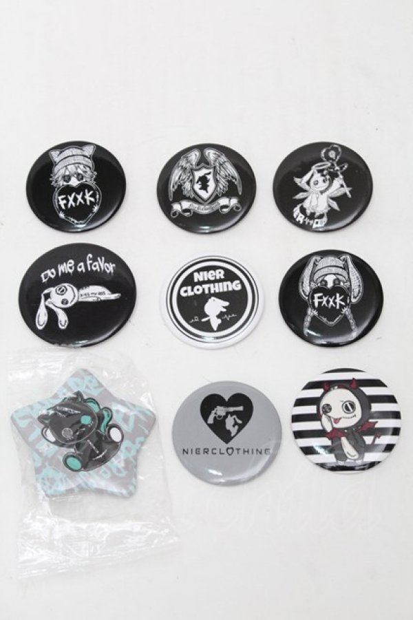 画像2: NieR Clothing / 缶バッジセット   S-25-08-19-017-PU-ZA-HR-ZS (2)