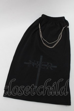 画像: NieR Clothing / レッグカバー  黒 S-25-08-19-018-PU-ZA-HR-ZS
