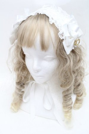 画像: BABY,THE STARS SHINE BRIGHT / プリンセスドロップヘッドドレス  白 S-25-08-19-019-BA-AC-AS-ZS