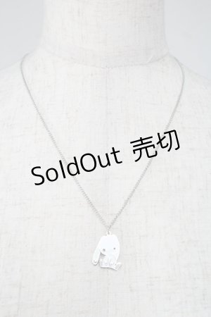 画像: NieR Clothing / NieRちゃんネックレス  白 S-25-08-19-022-PU-AC-HR-ZS