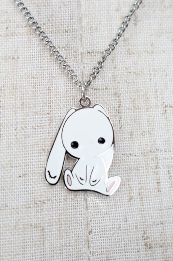 画像2: NieR Clothing / NieRちゃんネックレス  白 S-25-08-19-022-PU-AC-HR-ZS (2)