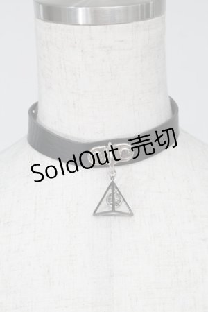 画像: NieR Clothing / チョーカー  黒 S-25-08-19-023-PU-AC-HR-ZS