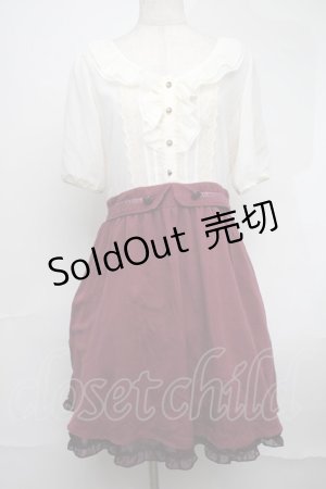 画像: axes femme / ドットブラウス切替ワンピース   S-25-08-19-035-AX-OP-AS-ZS