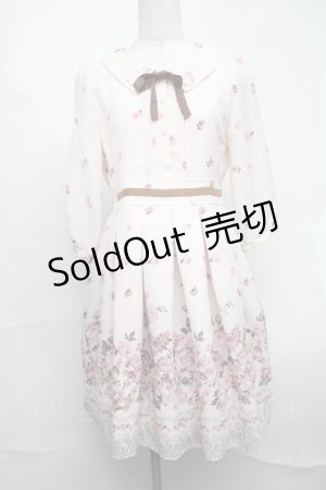 画像: LODISPOTTO / 花柄ワンピース  ピンク S-25-08-19-038-LO-OP-HR-ZS