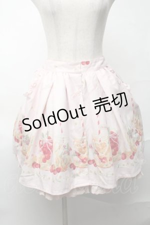 画像: LIZ LISA / フルーツウォーター柄スカート  ピンク S-25-08-20-053-LO-SK-HR-ZS