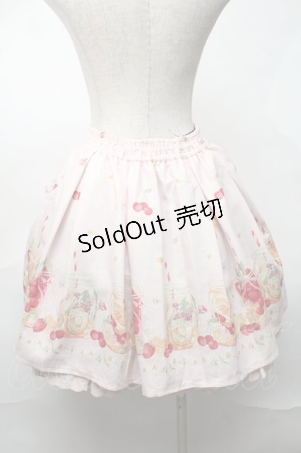 画像2: LIZ LISA / フルーツウォーター柄スカート  ピンク S-25-08-20-053-LO-SK-HR-ZS (2)