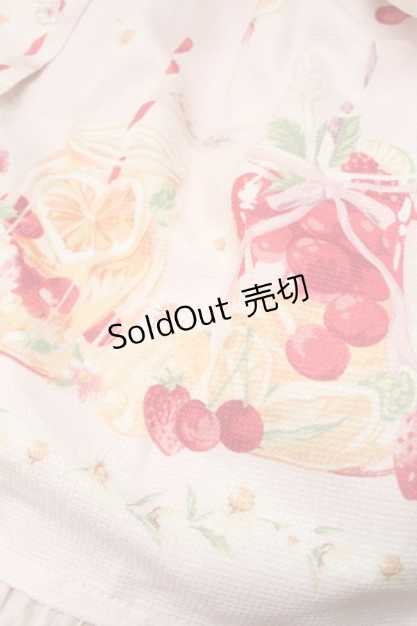 画像4: LIZ LISA / フルーツウォーター柄スカート  ピンク S-25-08-20-053-LO-SK-HR-ZS (4)