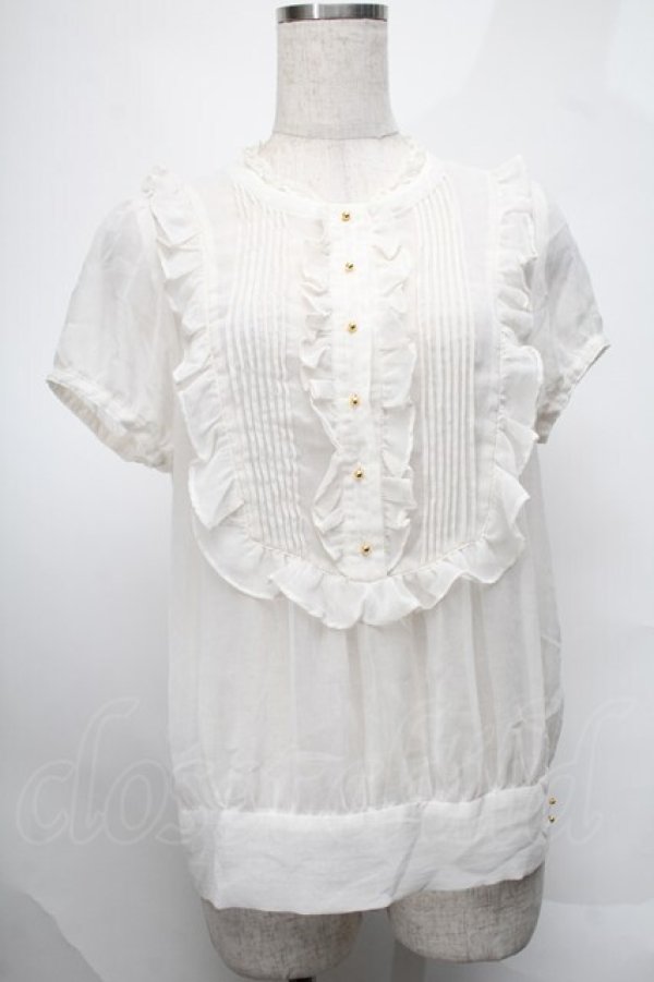 画像1: Cherir la femme / ブラウス  オフ S-25-08-20-006-LO-BL-AS-ZS (1)