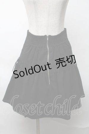 画像: Ank Rouge / はしごレーススカート  黒 S-25-08-20-057-CA-SK-HR-ZT267