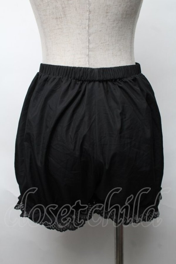 画像1: NieR Clothing / インナーパンツ  黒 S-25-08-20-058-PU-PA-HR-ZS (1)