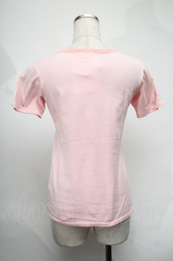 画像2: MILK / プリントTシャツ  ピンク S-25-08-20-011-ML-TO-AS-ZS (2)