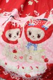画像3: To Alice / Strawberry Bearワンピース  赤 S-25-08-20-031-LO-OP-AS-ZS (3)