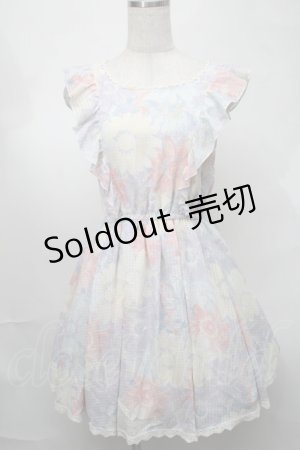 画像: LIZ LISA / 花柄ワンピース  ブルー S-25-08-21-050-LO-OP-AS-ZT504