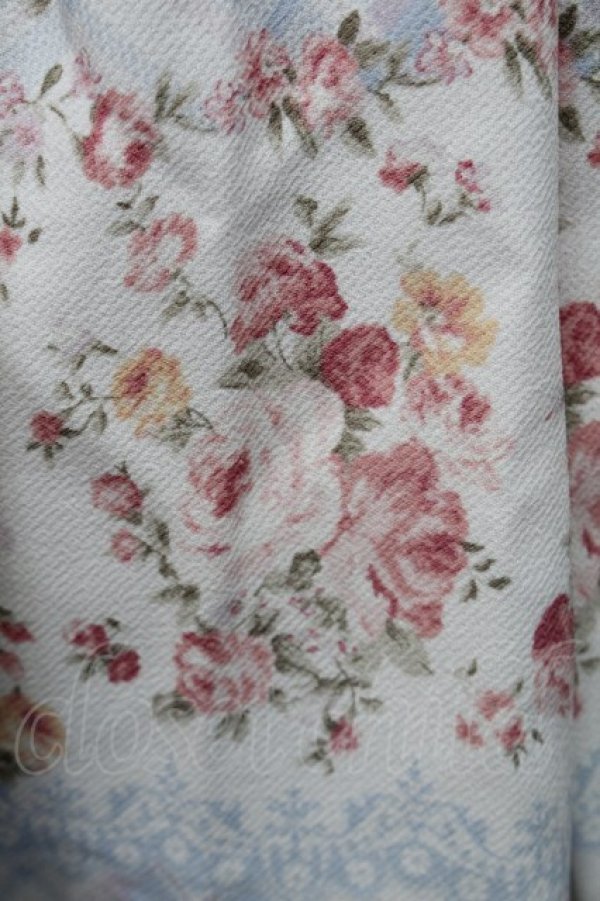 画像3: LIZ LISA / フラワー＆チェック柄ジャンスカ  サックス S-25-08-21-052-LO-OP-HR-ZS (3)