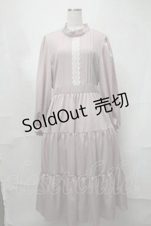 画像: m petit by misako / AOK＊レースティアードワンピース  ピンク S-25-08-21-055-LO-OP-HR-ZT504