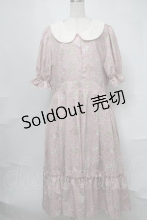 画像: m petit by misako / NINA’Sコラボトワルドジュイワンピース 3L ピンク S-25-08-21-057-LO-OP-HR-ZT505