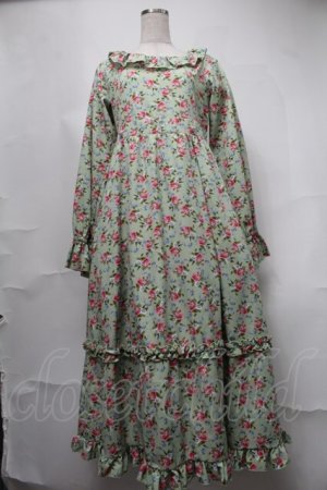 画像: LOLITAその他 / 星名桜子コラボワンピース  グリーン S-25-08-21-061-LO-OP-HR-ZS