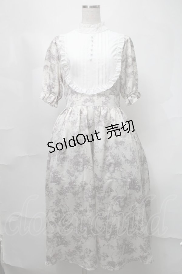 画像1: m petit by misako / トワルドジュイワンピース L キナリ S-25-08-21-068-LO-OP-HR-ZT506 (1)