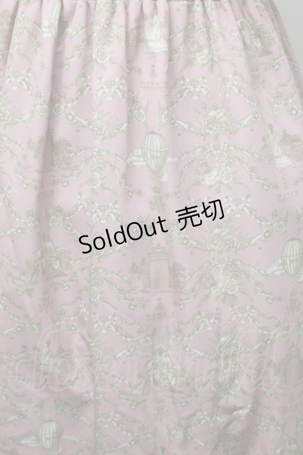 画像3: m petit by misako / NINA’Sコラボトワルドジュイワンピース S ピンク S-25-08-21-070-LO-OP-AS-ZT505 (3)