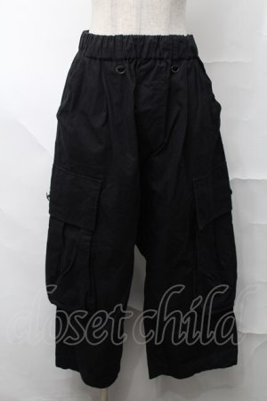 画像: Deorart / サルエルパンツ  黒 S-25-08-21-1057-PU-PA-AS-ZS