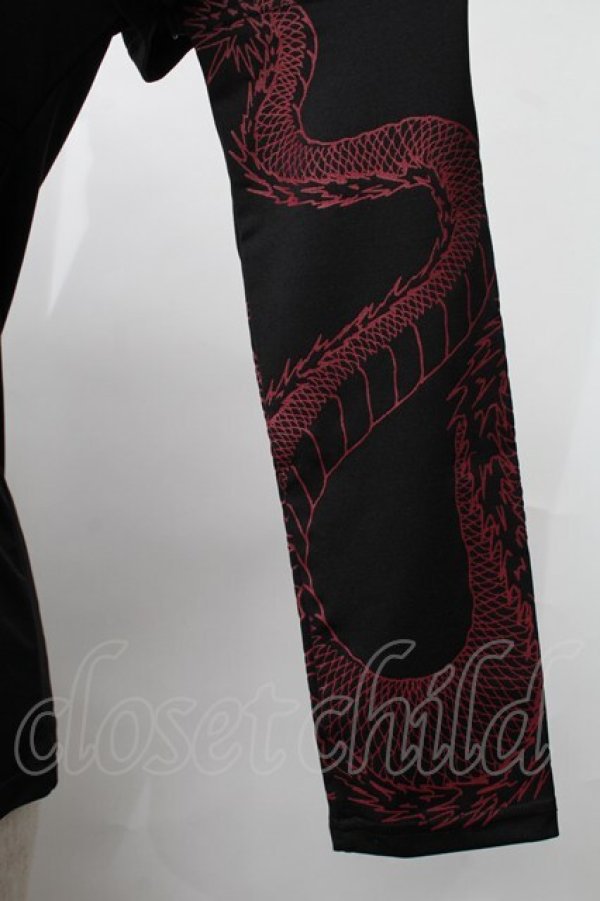 画像3: Qutie Frash / アームカバー付きTシャツ  黒 S-25-08-21-1013-QU-TO-AS-ZS (3)