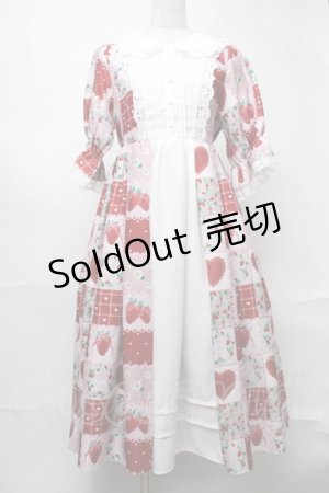 画像: axes femme kawaii / ハピネスベリーワンピース  ピンク S-25-08-21-1021-AX-OP-AS-ZS