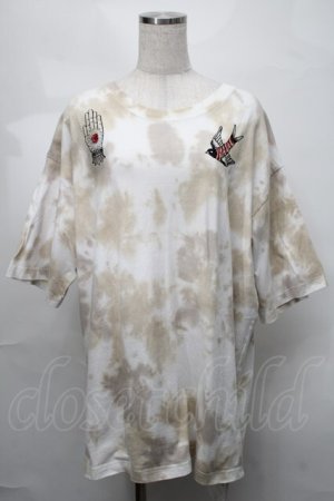 画像: PUNK / タイダイTシャツ  オフ S-25-08-21-012-PU-TO-AS-ZS