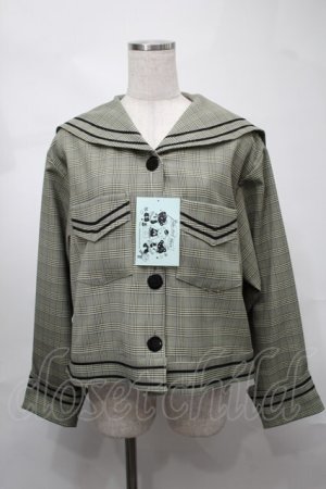 画像: Physical Drop / セーラージャケット  イエローグリーン S-25-08-21-028-LO-JA-AS-ZS
