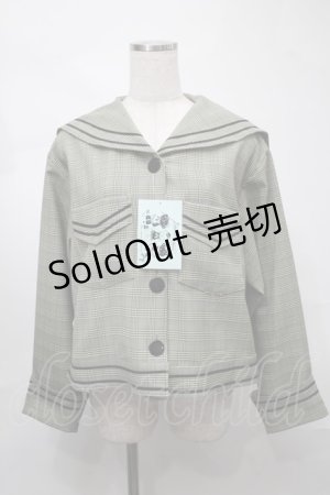 画像: Physical Drop / セーラージャケット  イエローグリーン S-25-08-21-028-LO-JA-AS-ZT504
