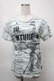 画像1: no future / プリントカットソー  グリーン S-25-08-21-029-PU-TO-AS-ZT504 (1)