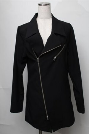 画像: CIVARIZE / Inveterate ライダーステーラードジャケット 44 黒 S-25-08-22-1012-GO-JA-AS-ZS