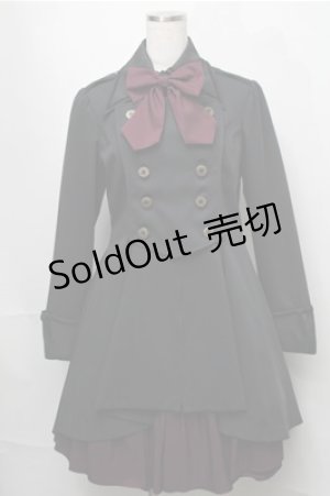 画像: ATELIER BOZ / ディーンジャケットワンピース  黒 S-25-08-22-1022-EL-OP-HR-ZS