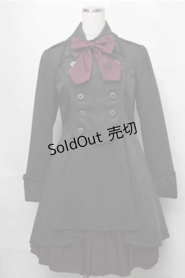 画像1: ATELIER BOZ / ディーンジャケットワンピース  黒 S-25-08-22-1022-EL-OP-HR-ZS (1)