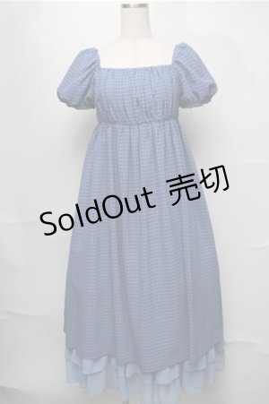 画像: Moi-meme-Moitie / ジュリエットワンピース  ブルー S-25-08-22-1025-MO-OP-AS-ZS