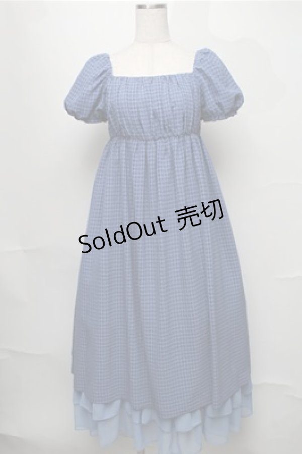 画像1: Moi-meme-Moitie / ジュリエットワンピース  ブルー S-25-08-22-1025-MO-OP-AS-ZS (1)