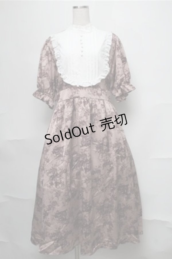 画像1: m petit by misako / トワルドジュイワンピース LL ピンク S-25-08-25-044-LO-OP-HR-ZS (1)