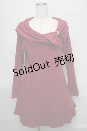 画像: axes femme / カットワンピース  赤 S-25-08-25-045-AX-OP-AS-ZS