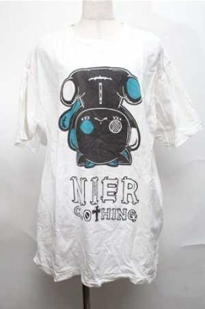 画像: NieR Clothing / プリントTシャツ  白 S-25-08-25-009-PU-TO-HR-ZS
