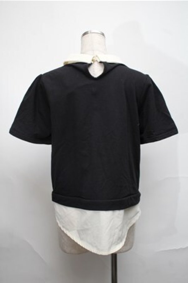 画像2: axes femme / トップス  黒 S-25-08-25-017-AX-TO-AS-ZS (2)