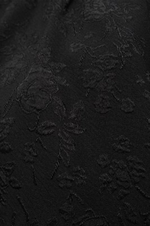 画像3: axes femme POETIQUE / チャイナバタフライ刺繍ブラウス  黒ｘワイン S-25-08-25-018-AX-BL-AS-ZS (3)