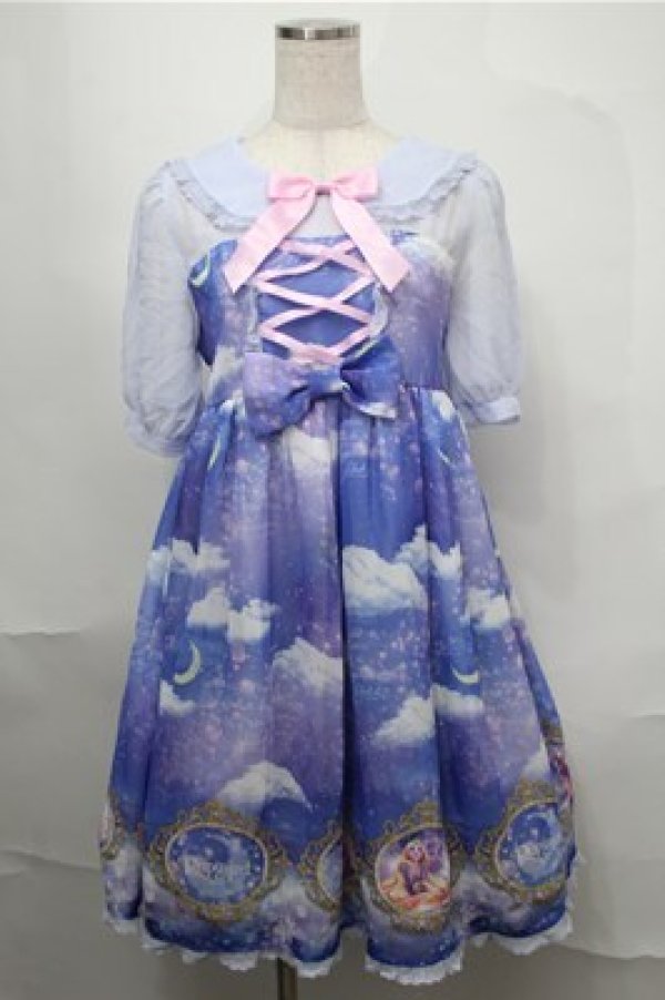 画像1: Angelic Pretty / Dreamy Luna ラプンツェルワンピース  ラベンダー S-25-08-25-031-AP-OP-AS-ZS (1)