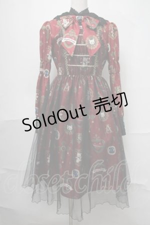 画像: Angelic Pretty / Noble Collectionロングワンピース  ワイン S-25-08-26-052-AP-OP-HR-ZS