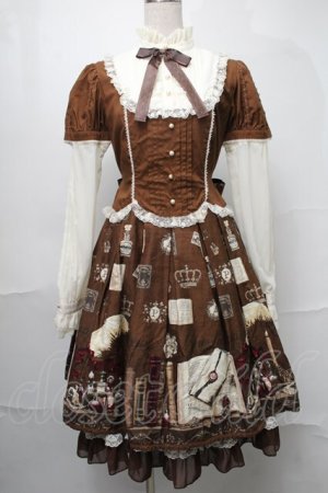 画像: Angelic Pretty / Victorian Letterワンピース  アイボリー S-25-08-26-055-AP-OP-HR-ZS
